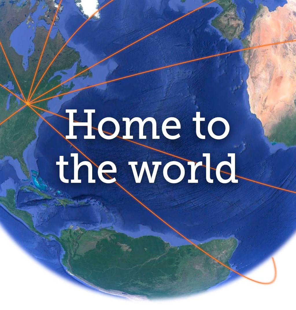 Home to the world