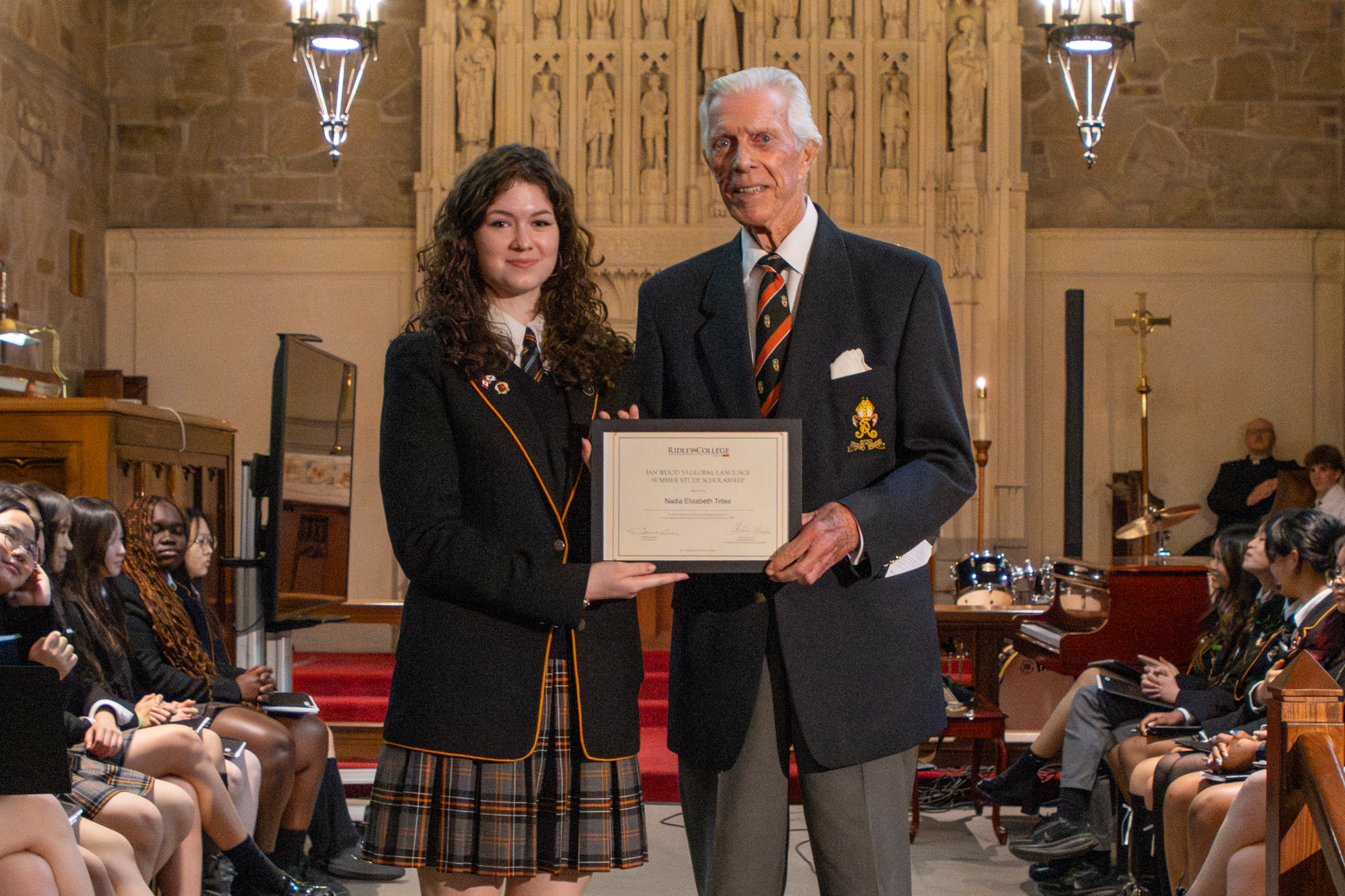 Ian Wood ’53: Giving Back with a Global Perspective