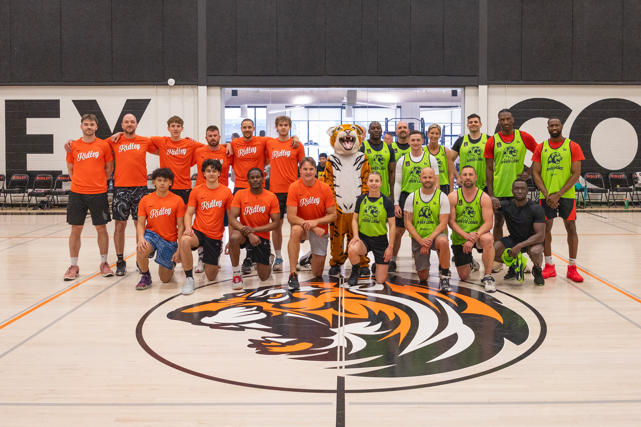 Ridley College and NRPS face off in a charity basketball game in support of local charities
